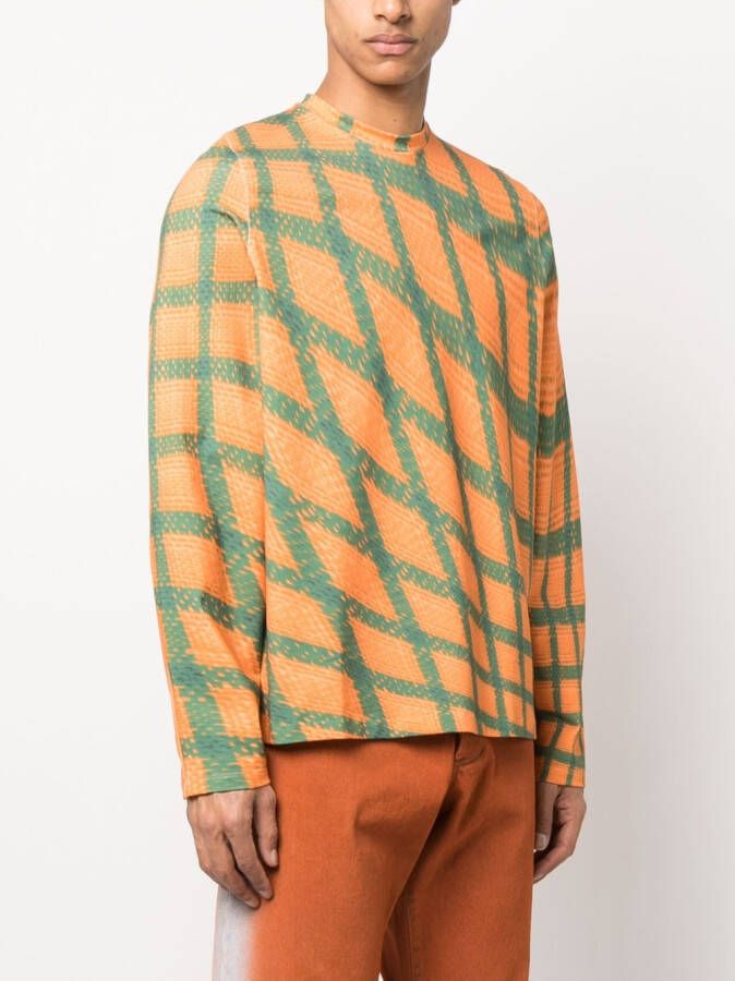 Bianca Saunders Sweater met print Oranje