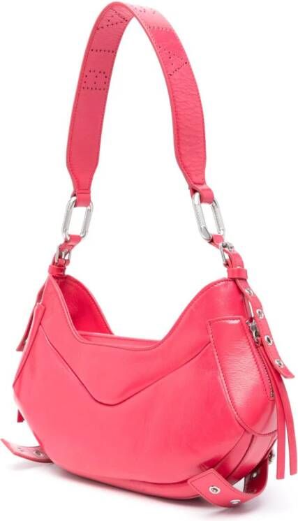 BIASIA Y2K leren schoudertas Roze