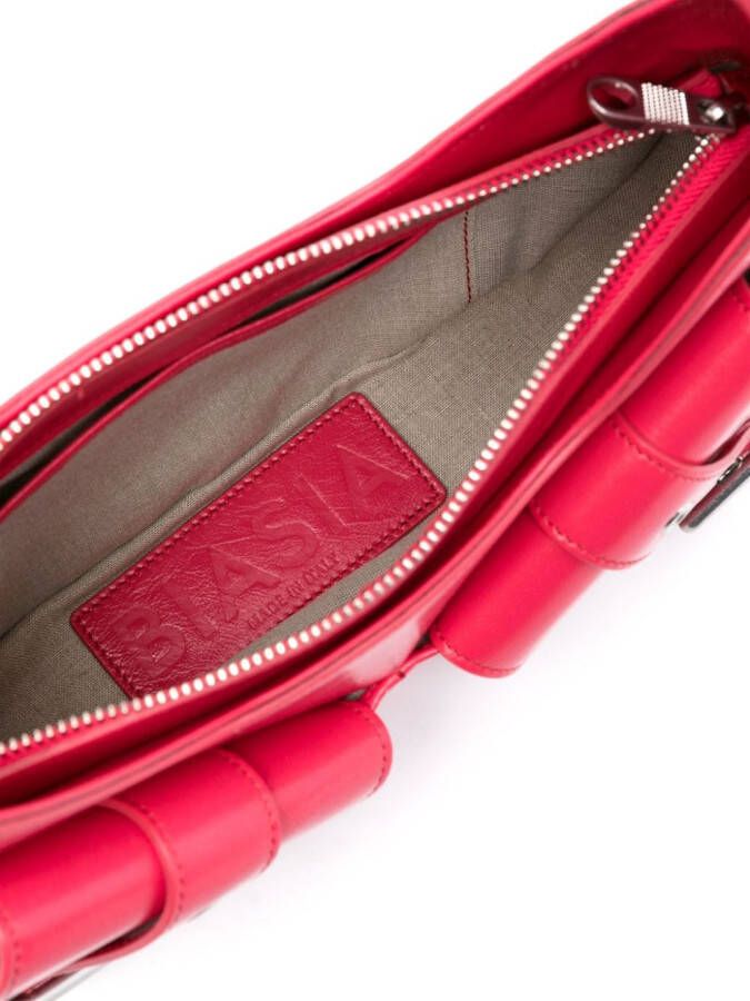 BIASIA Y2K leren schoudertas Roze