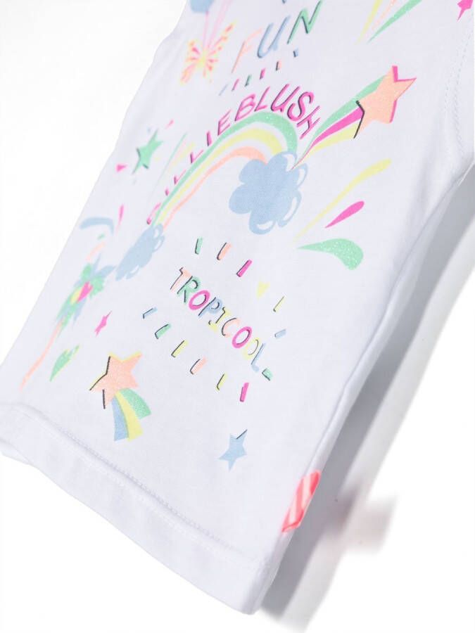 Billieblush T-shirt met print Wit