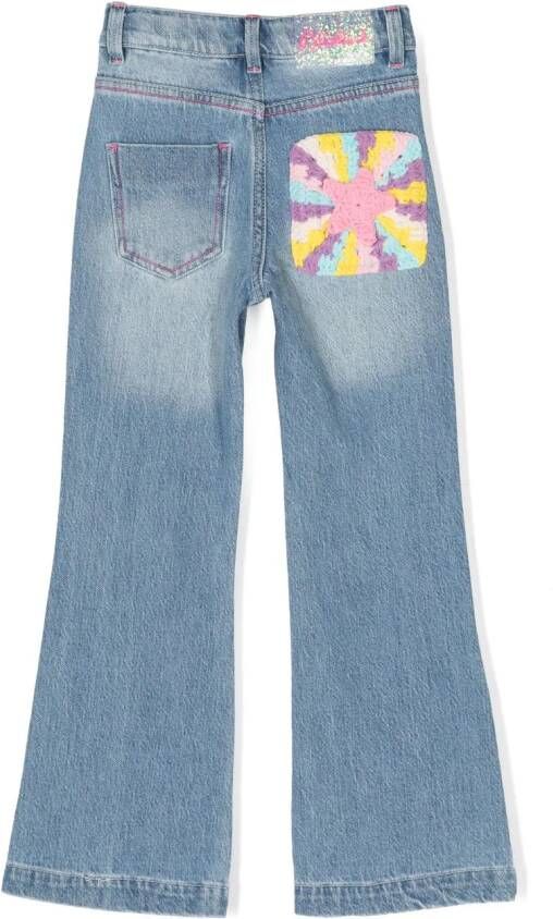 Billieblush Jeans met stonewashed-effect Blauw