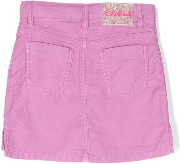 Billieblush Spijkershirt met geborduurd logo Paars