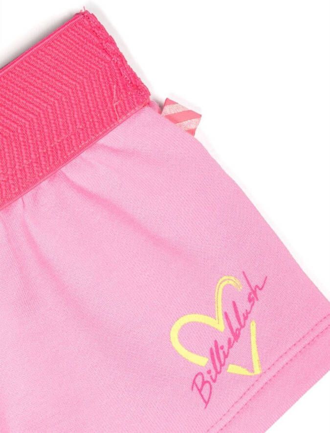 Billieblush Shorts met logoprint Roze