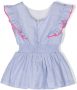 Billieblush Jurk met ruche afwerking Blauw - Thumbnail 2