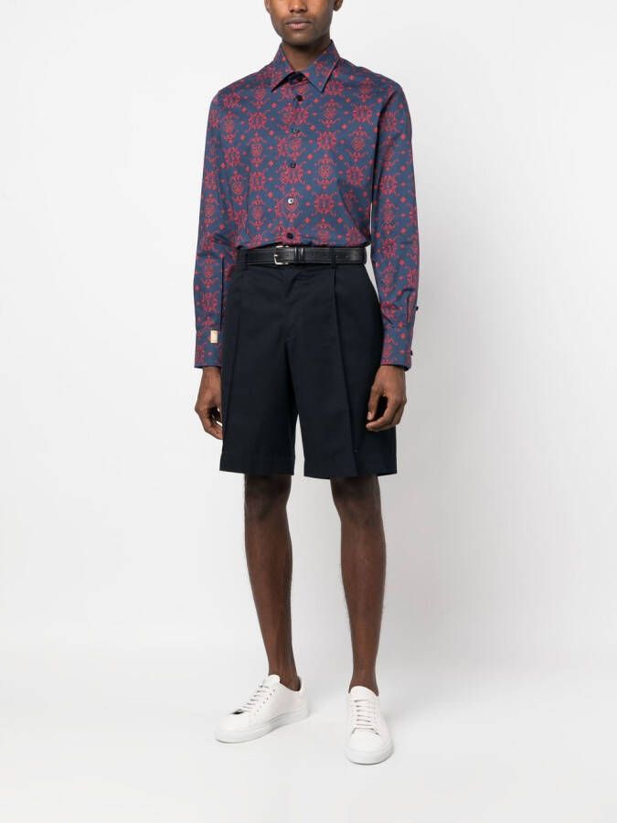 Billionaire Rok met abstracte print Blauw
