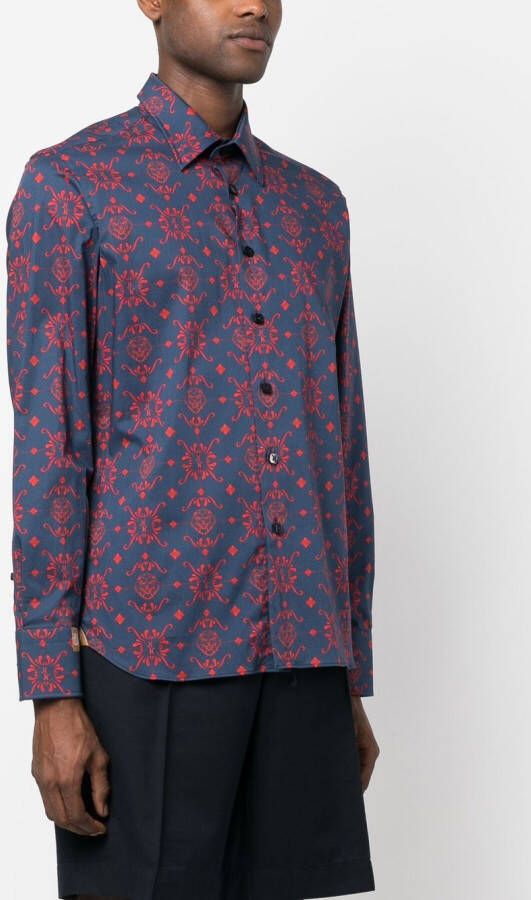 Billionaire Rok met abstracte print Blauw
