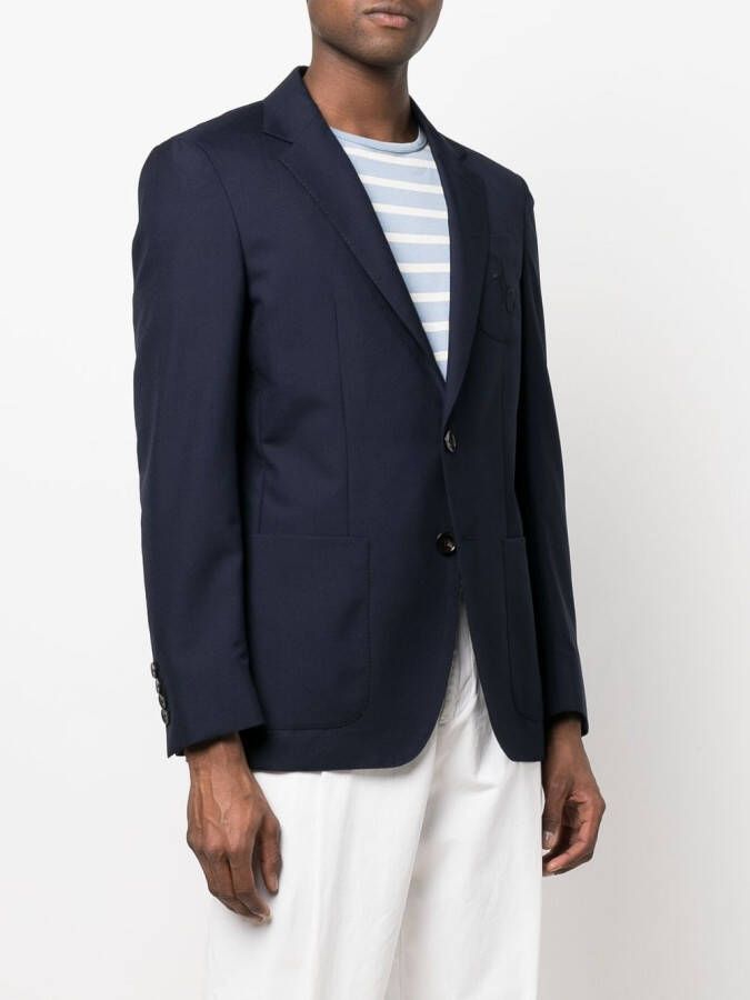 Billionaire Blazer met enkele rij knopen Blauw
