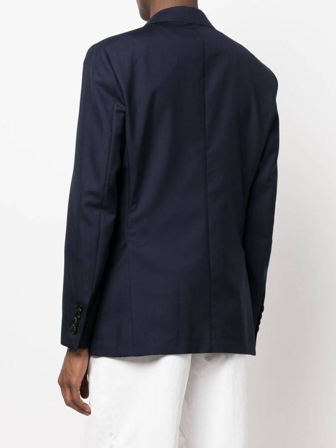 Billionaire Blazer met enkele rij knopen Blauw