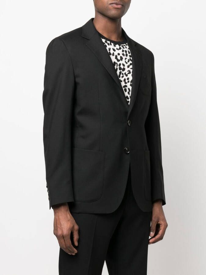 Billionaire Blazer met geborduurd logo Zwart