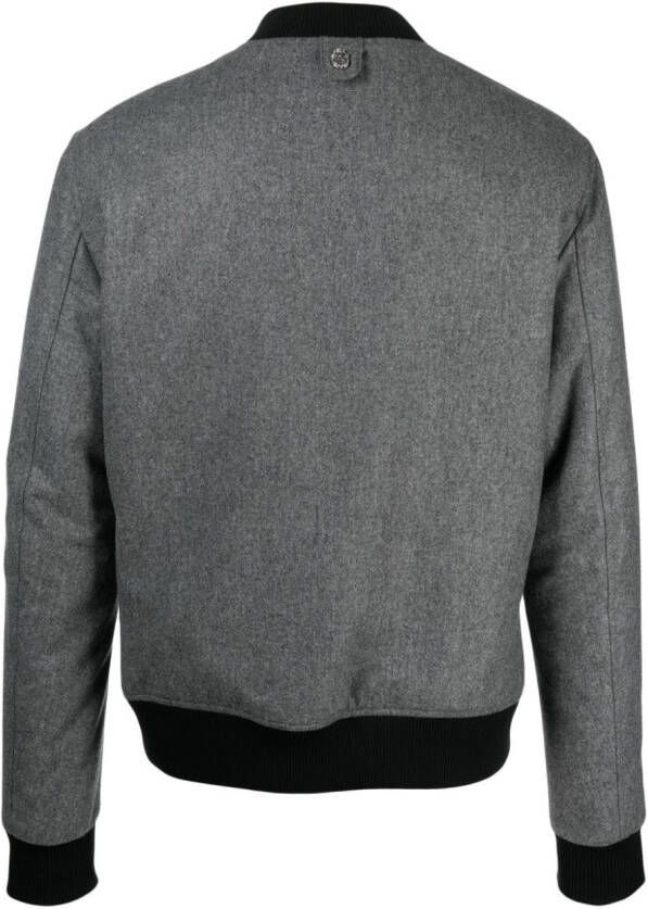 Billionaire Bomberjack met geborduurd logo Grijs