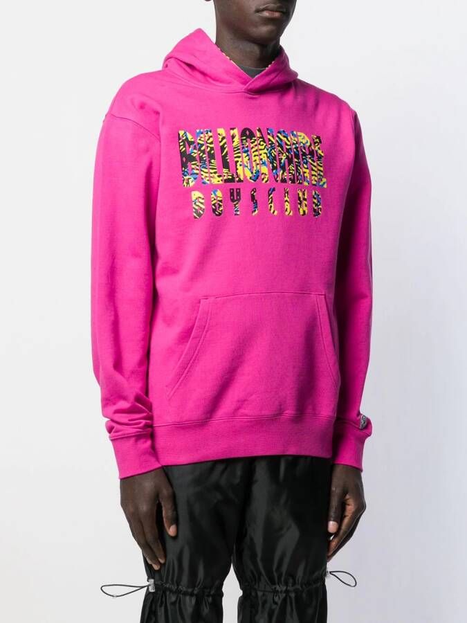 Billionaire Boys Club Hoodie met logoprint Roze