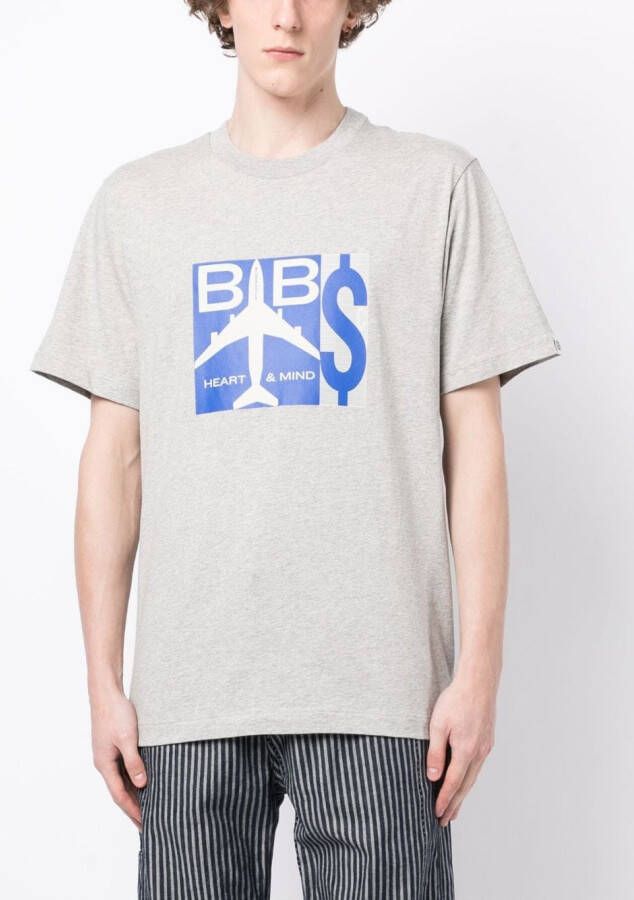 Billionaire Boys Club T-shirt met logoprint Grijs