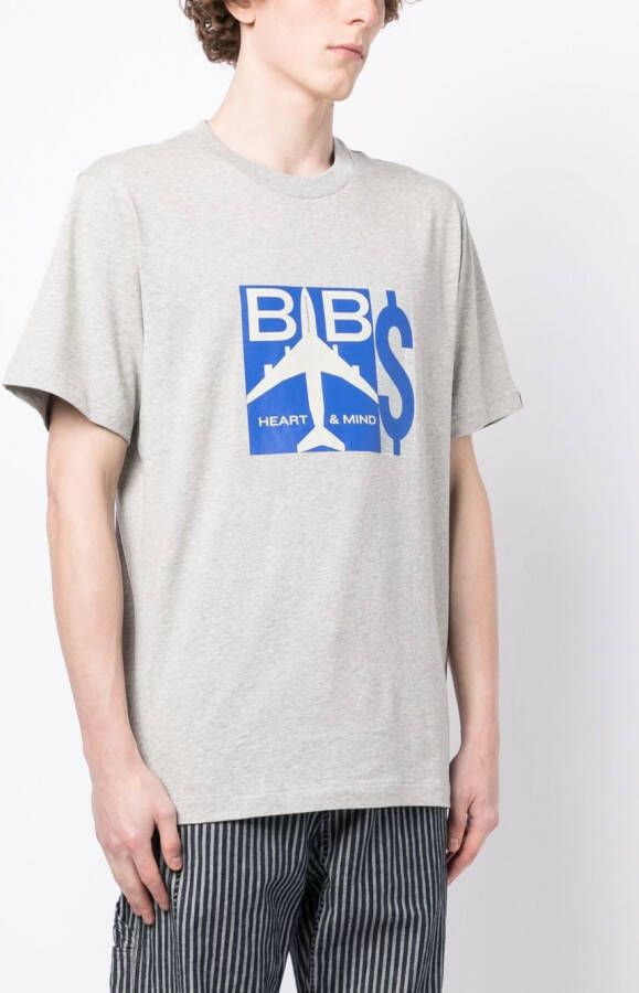 Billionaire Boys Club T-shirt met logoprint Grijs