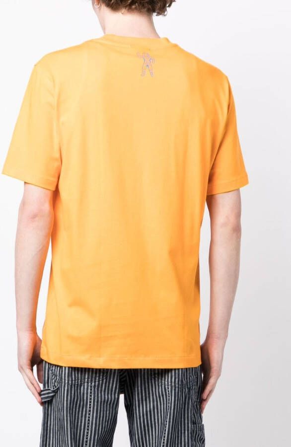 Billionaire Boys Club T-shirt met logoprint Oranje