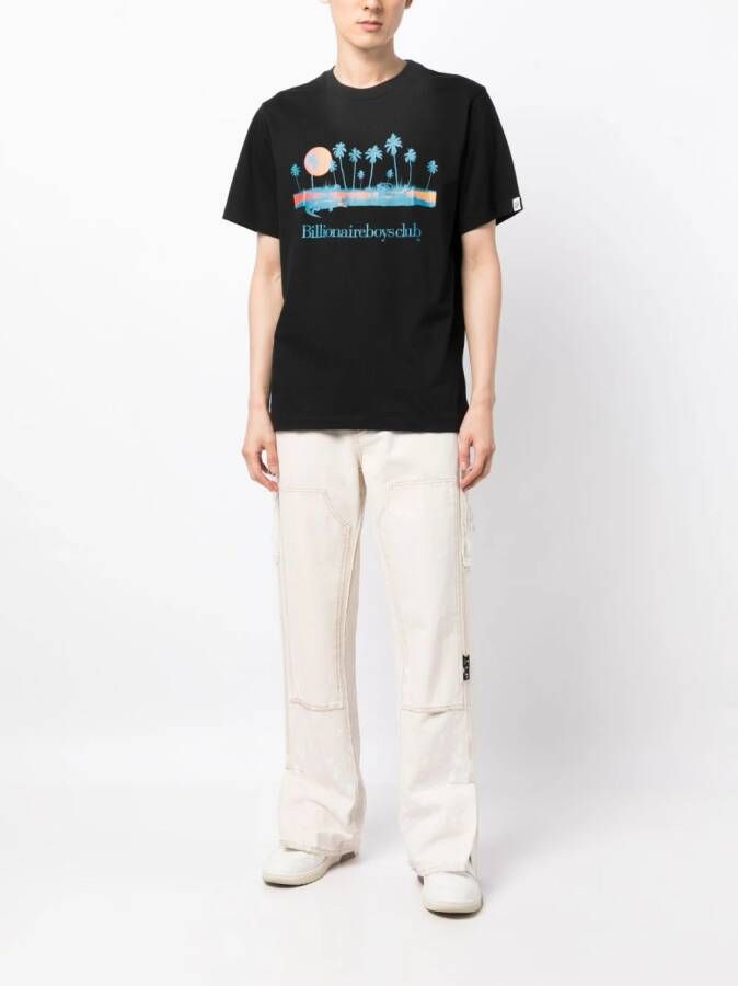 Billionaire Boys Club T-shirt met logoprint Zwart