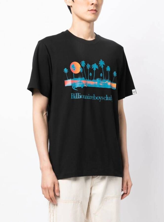 Billionaire Boys Club T-shirt met logoprint Zwart