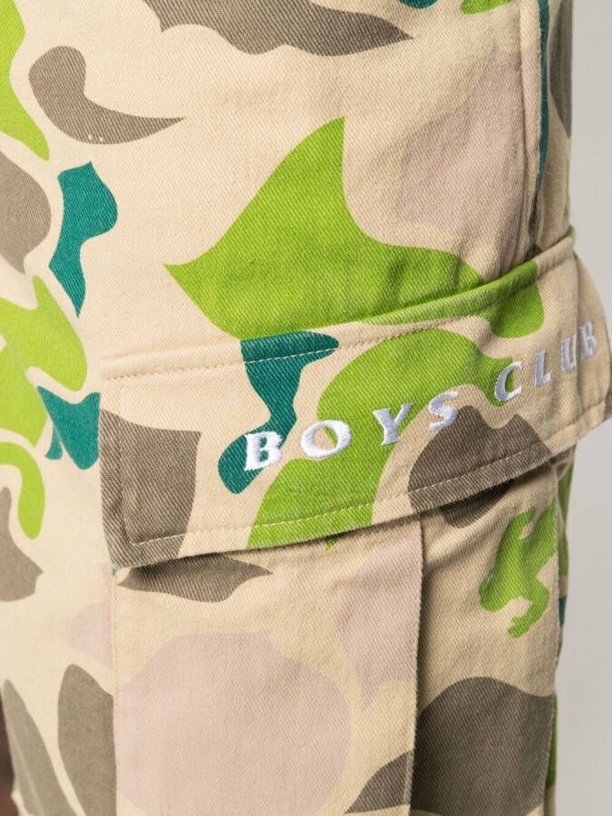 Billionaire Boys Club Shorts met camouflageprint Beige
