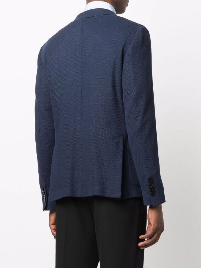 Billionaire Colbert met enkele rij knopen Blauw