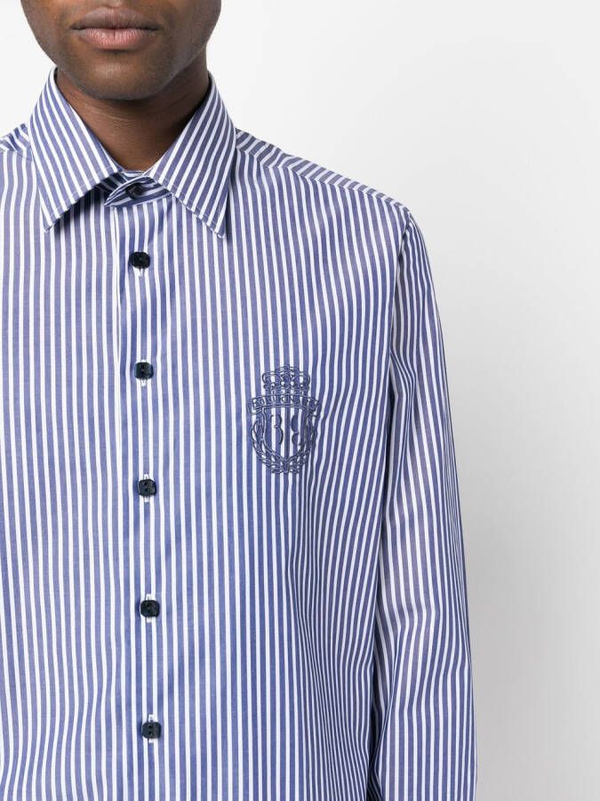 Billionaire Gestreepte blouse Blauw