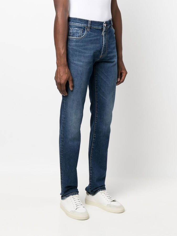Billionaire Jeans met logopatch Blauw