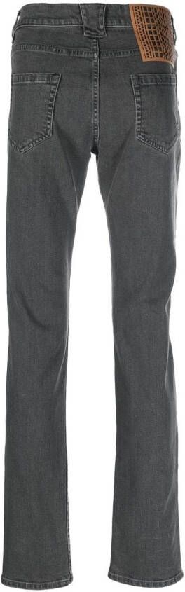 Billionaire Jeans met logopatch Grijs