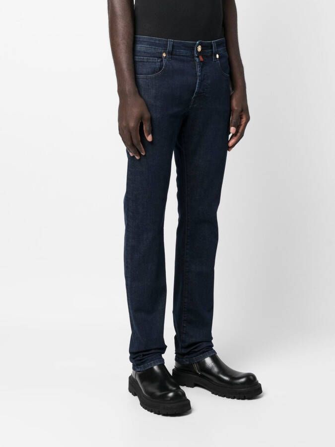 Billionaire Jeans met logopatch Blauw