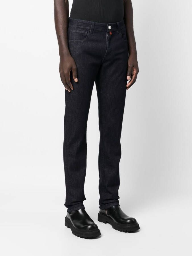 Billionaire Jeans met logopatch Blauw