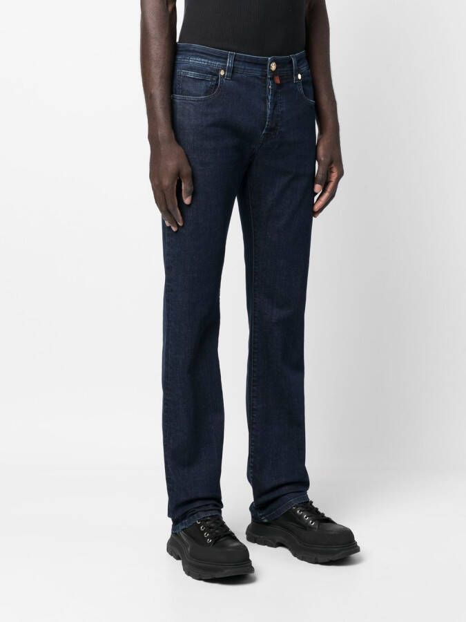 Billionaire Jeans met logopatch Blauw