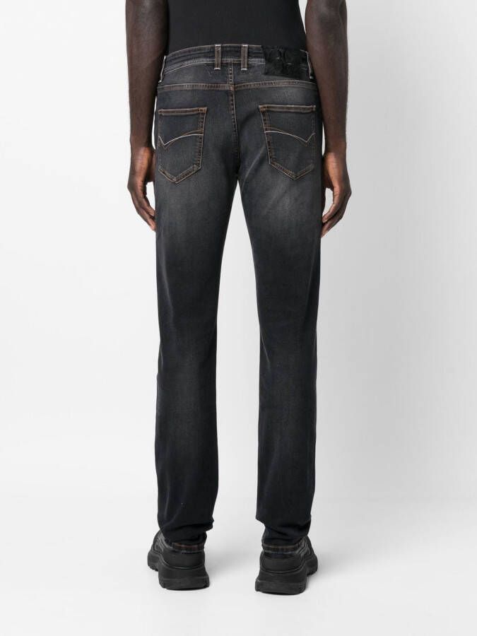 Billionaire Jeans met logopatch Grijs
