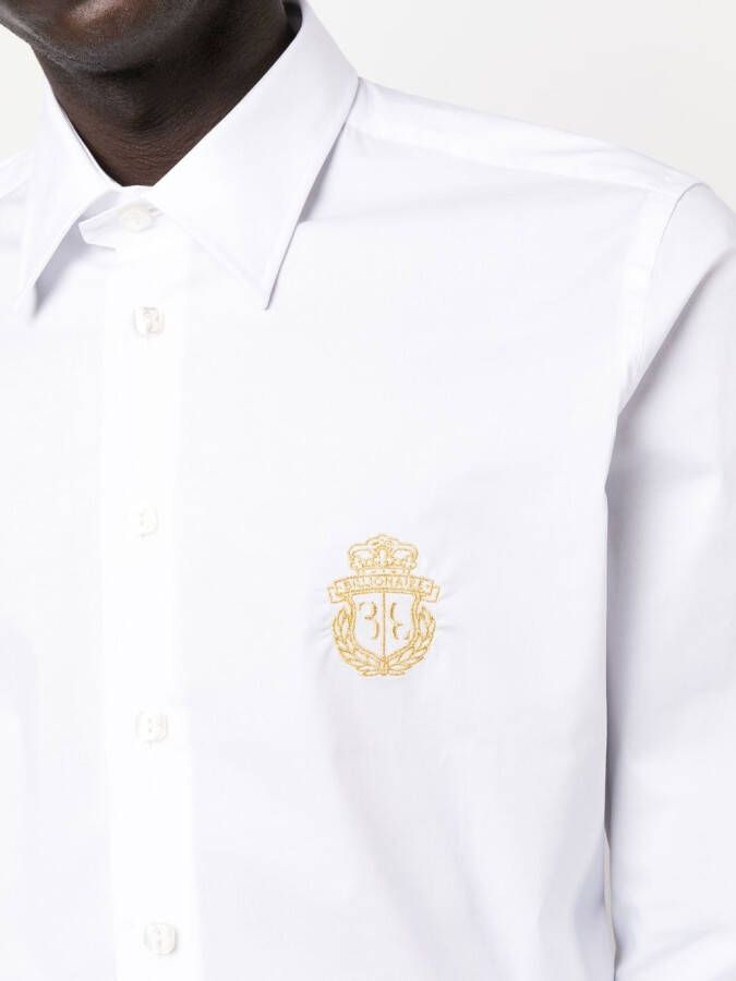 Billionaire Overhemd met lange mouwen Wit