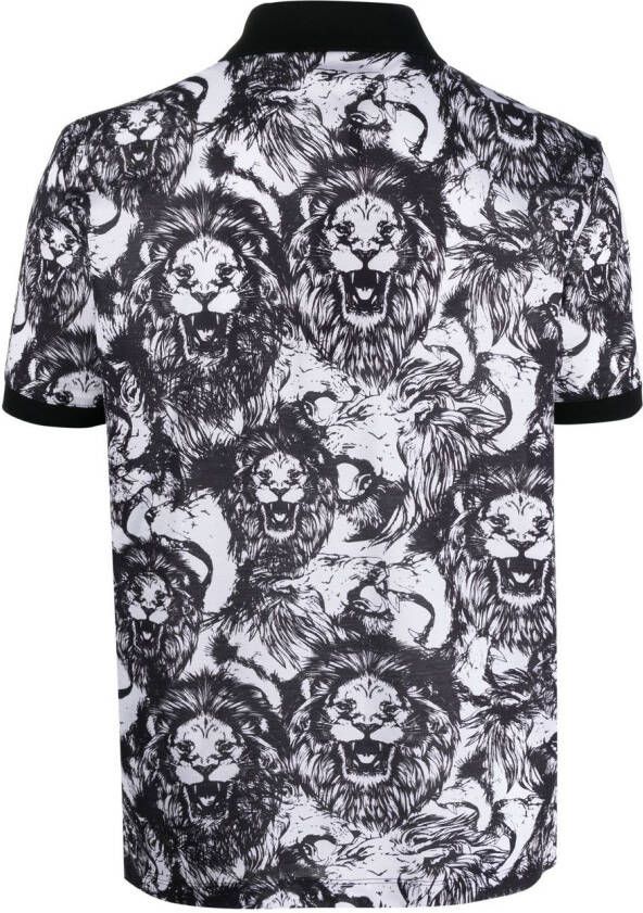 Billionaire Poloshirt met print Wit