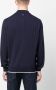 Billionaire Ribgebreide pullover Blauw - Thumbnail 4