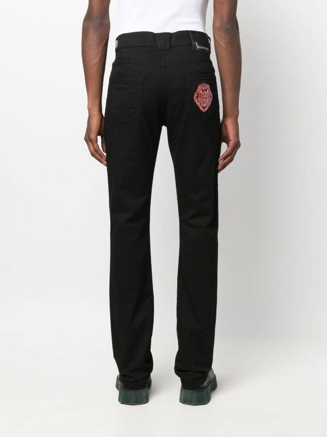 Billionaire Slim-fit jeans Zwart