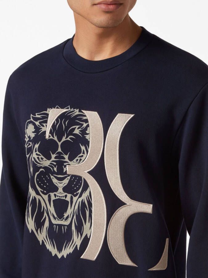 Billionaire Sweater met leeuwprint Blauw