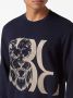 Billionaire Sweater met leeuwprint Blauw - Thumbnail 4