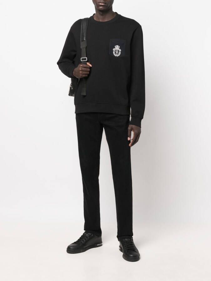 Billionaire Sweater met logo Zwart