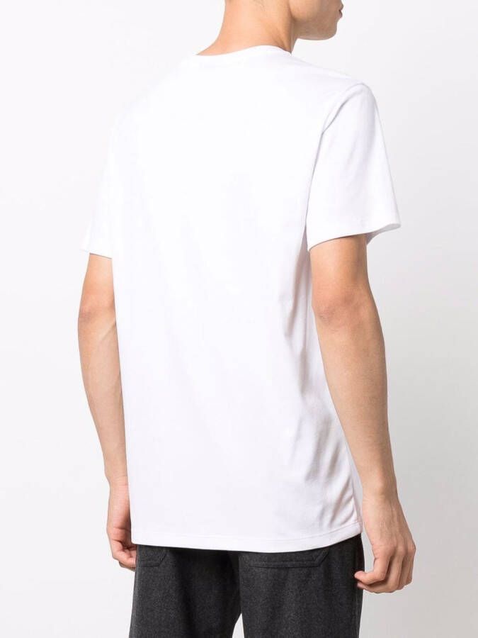 Billionaire T-shirt met borduurwerk Wit