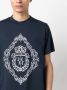 Billionaire T-shirt met geborduurd logo Blauw - Thumbnail 5