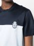 Billionaire T-shirt met geborduurd logo Blauw - Thumbnail 5