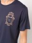 Billionaire T-shirt met geborduurd logo Blauw - Thumbnail 5