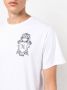 Billionaire T-shirt met geborduurd logo Wit - Thumbnail 5
