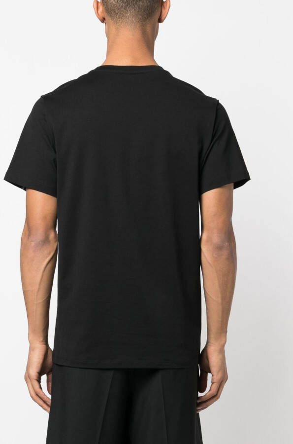 Billionaire T-shirt met geborduurd logo Zwart