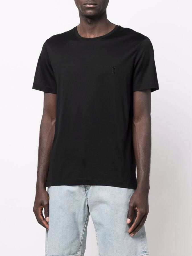 Billionaire T-shirt met geborduurd logo Zwart