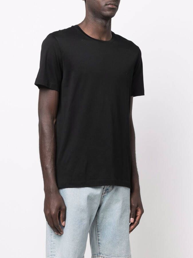 Billionaire T-shirt met geborduurd logo Zwart