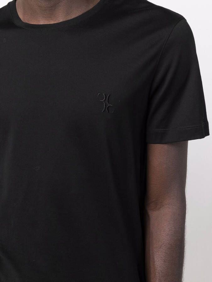 Billionaire T-shirt met geborduurd logo Zwart