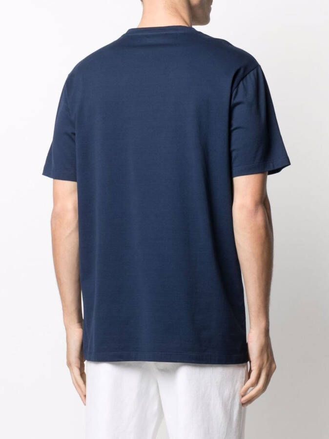 Billionaire T-shirt met krokodillenprint Blauw