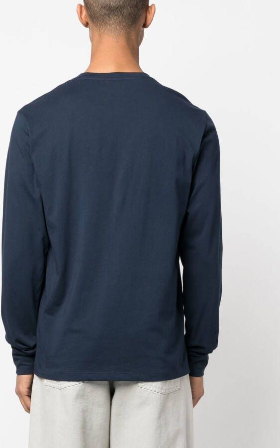 Billionaire T-shirt met lange mouwen Blauw