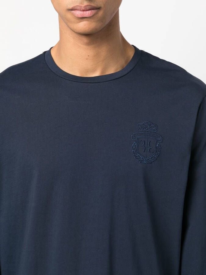 Billionaire T-shirt met lange mouwen Blauw
