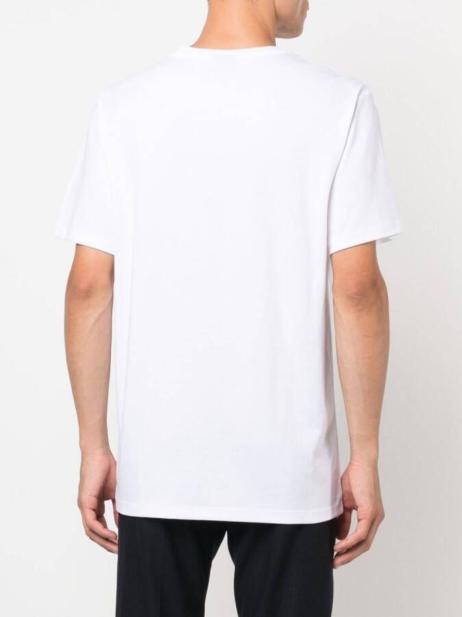 Billionaire T-shirt met logoprint Wit
