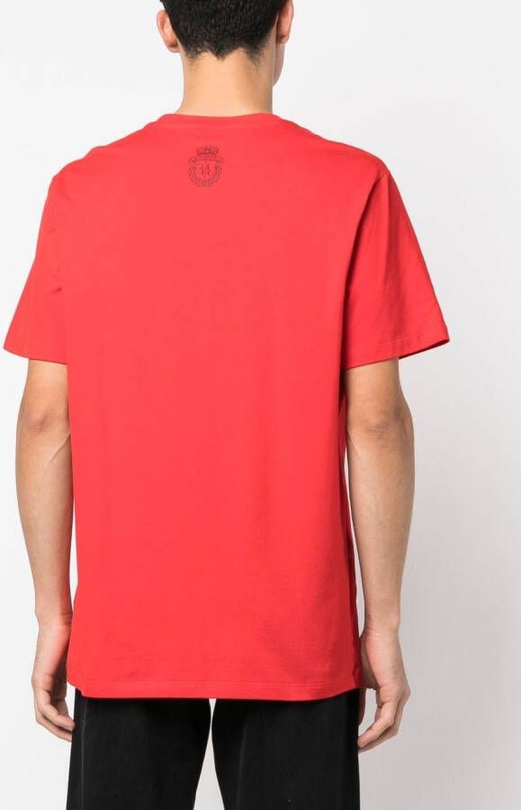 Billionaire T-shirt met ronde hals Rood